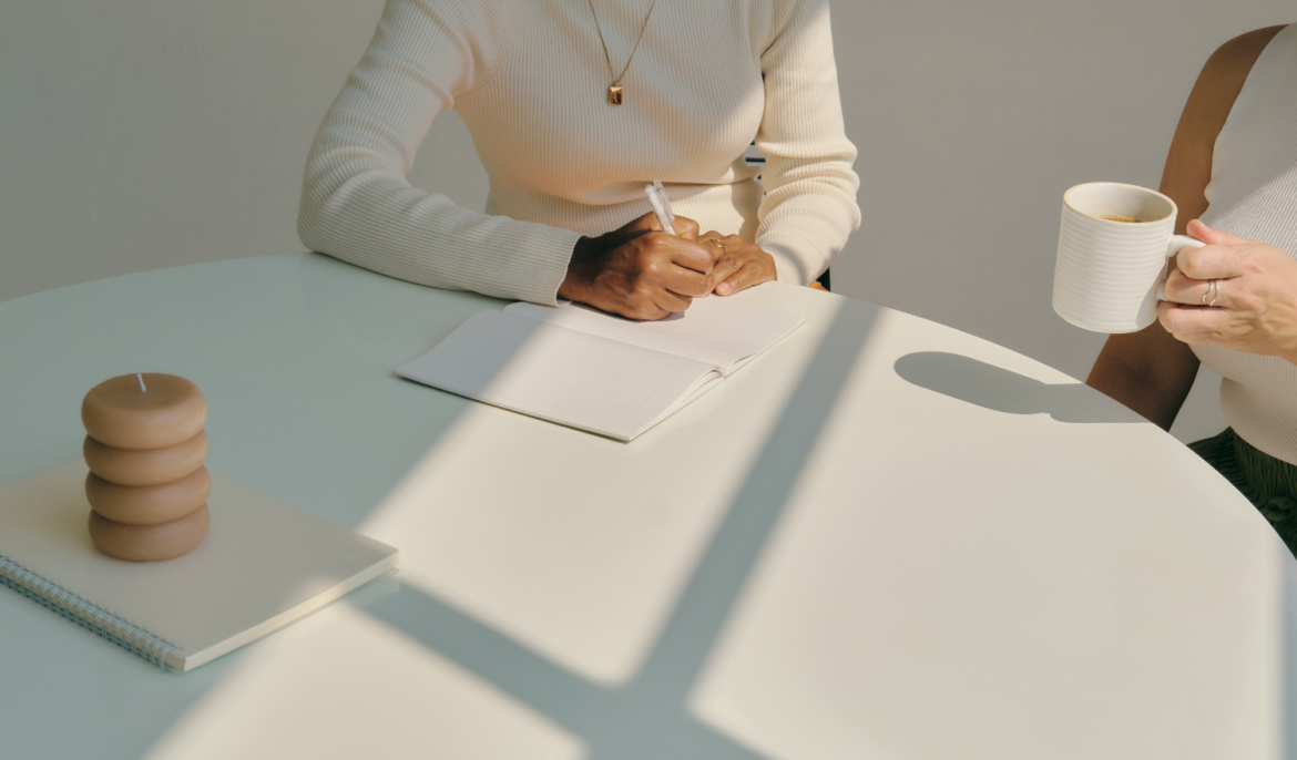 In person holistic business coaching session